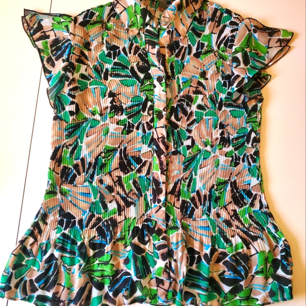 Pleated Blouse